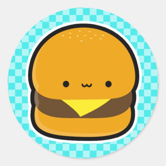 Cheeseburger Stickers (Front)