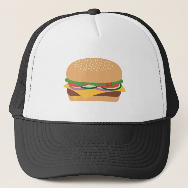 Cheeseburger Trucker Hat (Front)