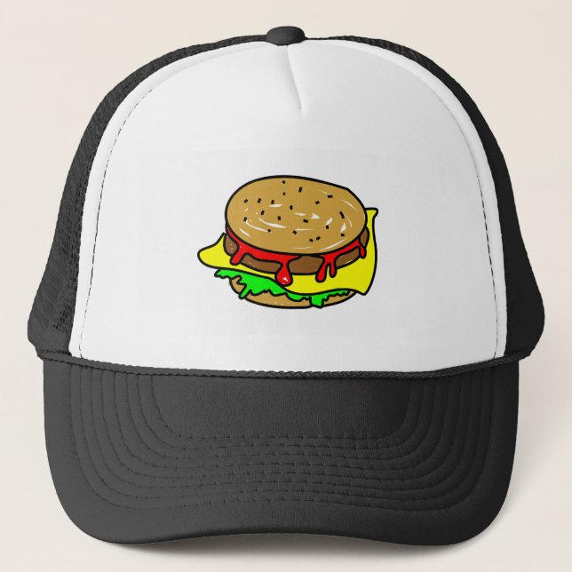 cheeseburger trucker hat (Front)