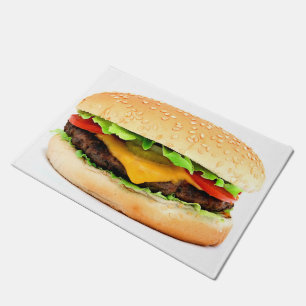 Cheeseburger with the Works Doormat