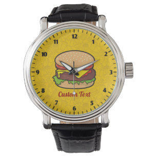 Cheeseburger Wrist Watch