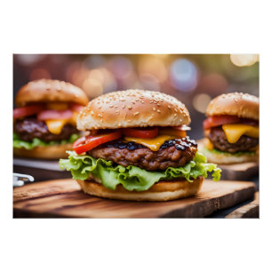 Cheeseburgers Poster