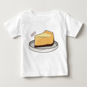 Cheesecake cartoon illustration baby T-Shirt