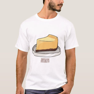 Cheesecake cartoon illustration T-Shirt