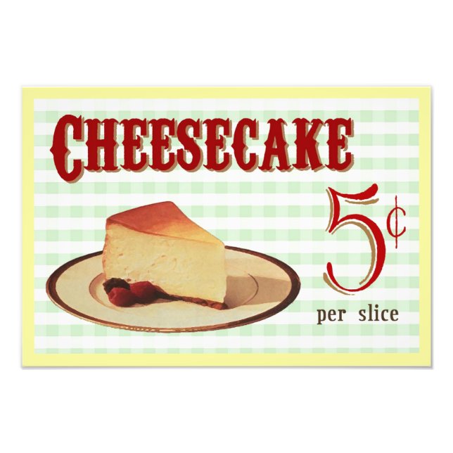 Cheesecake Photo Print (Front)