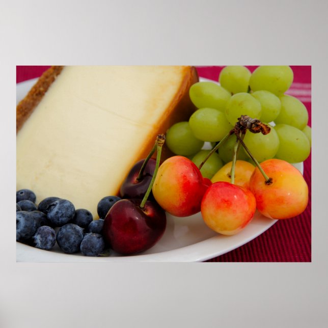 Cheesecake With Fruit Poster (Front)