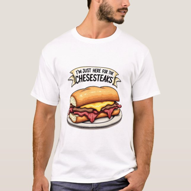 Cheesesteak Lover - Perfect for Foodies Fans T-Shirt (Front)