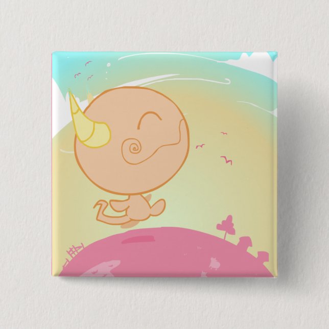 Cheesezilla 15 Cm Square Badge (Front)