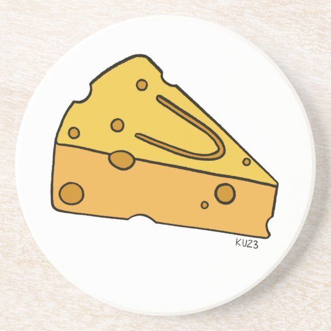 Cheesin' Cutie Cheese Coaster (Front)