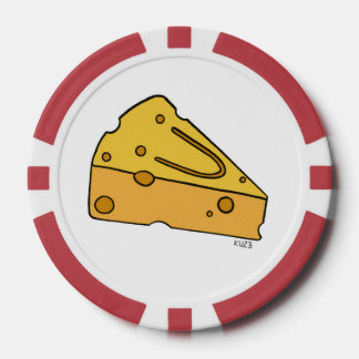 Cheesin' Cutie Cheese Poker Chips