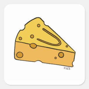 Cheesin’ Cutie Cheese Square Sticker
