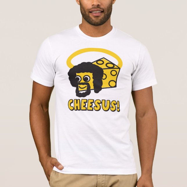 Cheesus Humour TShirt (Front)