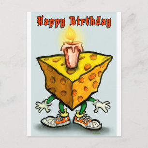 Cheesy Birthday Postcard