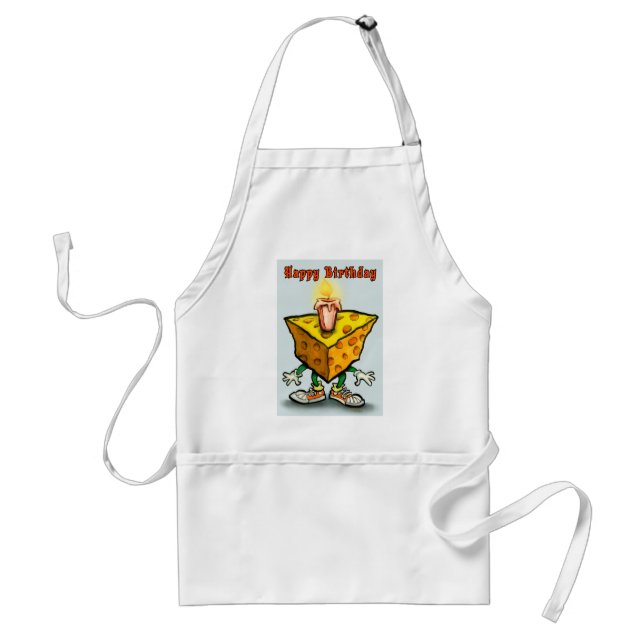 Cheesy Birthday Standard Apron (Front)