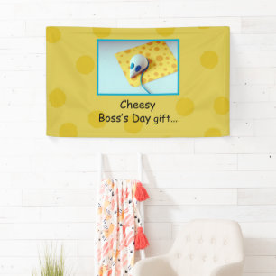 Cheesy Boss's Day, Holiday, Humour Banner