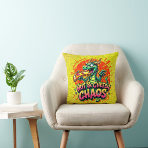 Cheesy Dragon Delight Cushion