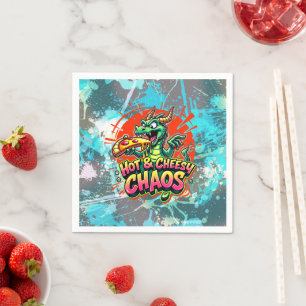 Cheesy Dragon Delight Napkin