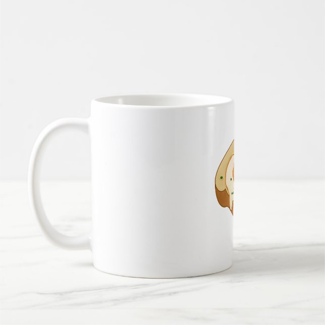 Cheesy Egg Toast  Coffee Mug (Left)