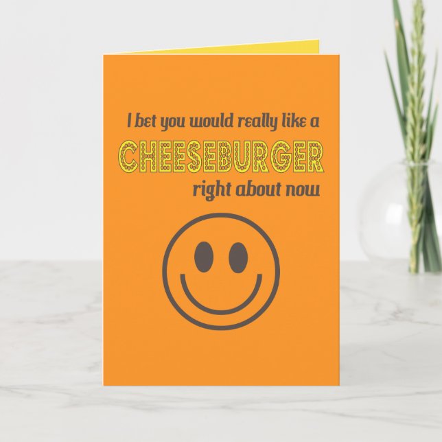 Cheesy Humour Card (Front)