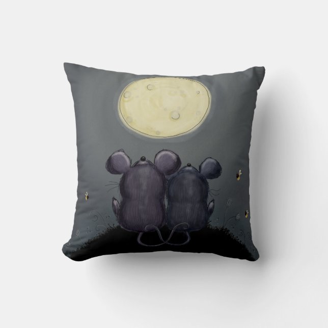 Cheesy Moon Cushion (Front)
