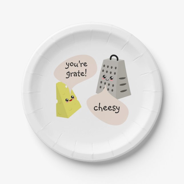 Cheesy Paper Plate (Front)