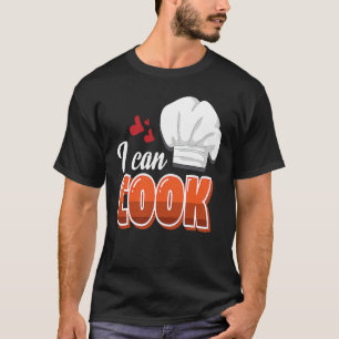 Cheesy Pickup Line Hook Up I Can Cook T-Shirt