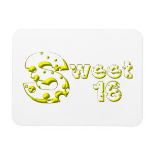 Cheesy Sweet 16 Magnet