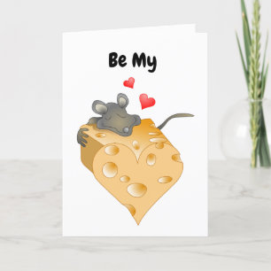 Cheesy Valentine Thank You Card