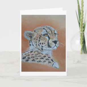 Cheeta study Birthday Card