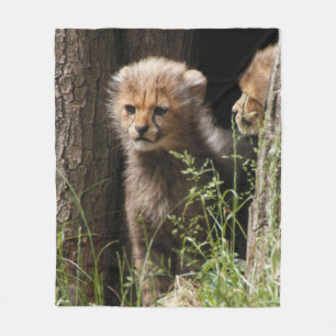 Cheetah 005 fleece blanket