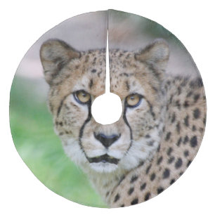 Cheetah_2014_0901 Fleece Tree Skirt