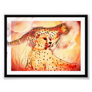 Cheetah 5x7 print
