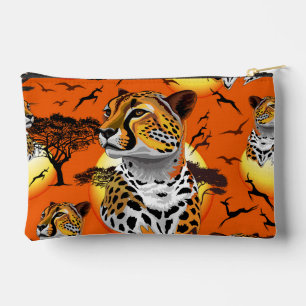 Cheetah African Feline Wild Animal Accessory Pouch