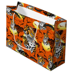 Cheetah African Feline Wild Animal Large Gift Bag