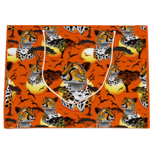 Cheetah African Feline Wild Animal Large Gift Bag