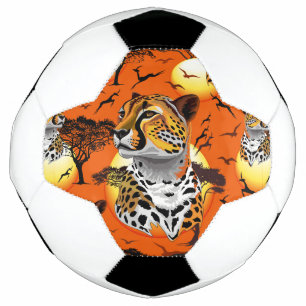 Cheetah African Feline Wild Animal Soccer Ball