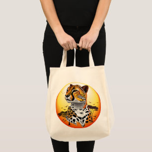 Cheetah African Feline Wild Animal Tote Bag
