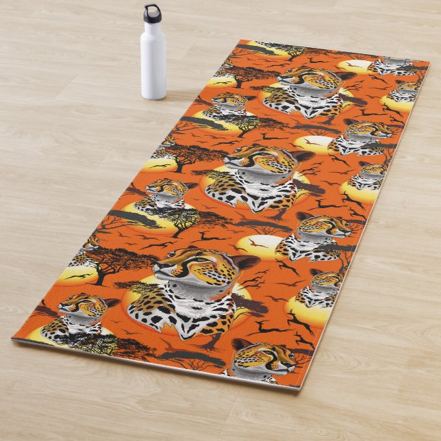 Cheetah African Feline Wild Animal Yoga Mat (In Situ)