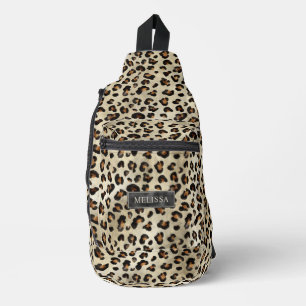 Cheetah Animal Print Artistic Wild Cat Fur Texture Sling Bag