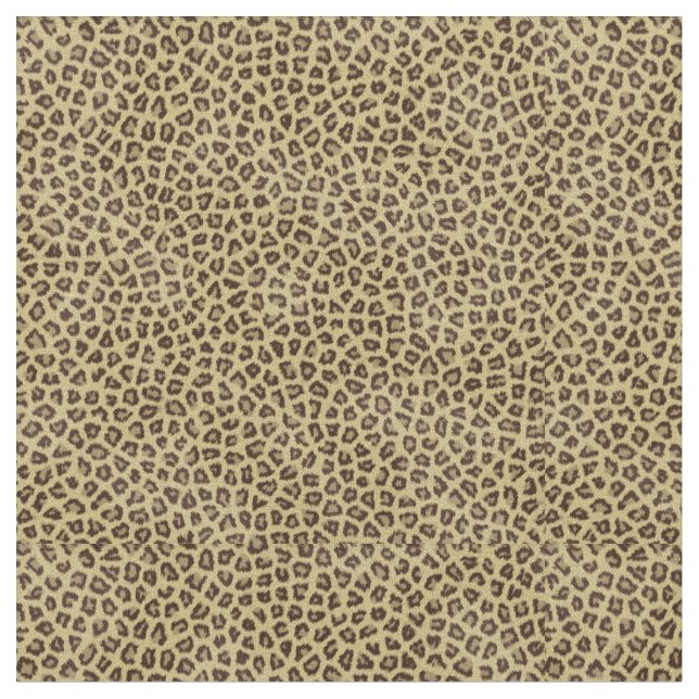 Cheetah Animal Print Pattern Fabric (Close Up)
