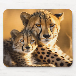 Cheetah Animal Wild Beauty Freedom Wilderness Art Mouse Pad