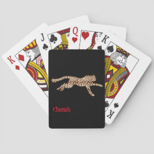 CHEETAH ART PLAYING CARDS