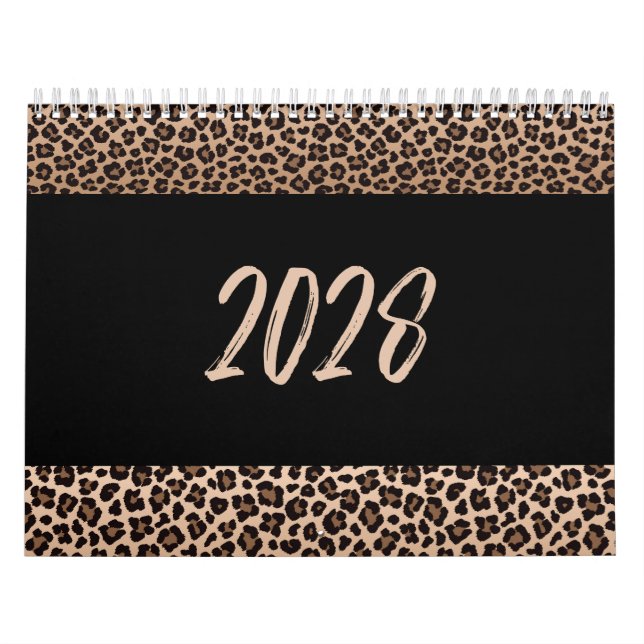 Cheetah Bible Verse Yearly Calendar (Cover)