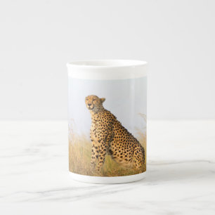 Cheetah Bone China Mug