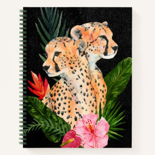 Cheetah Bouquet Notebook