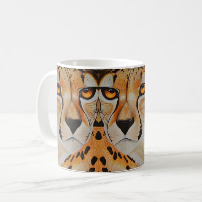 Cheetah Coffee Mug (Front Left)