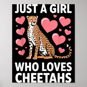 Cheetah Costume For Women Girls African Cheetah Lo Poster