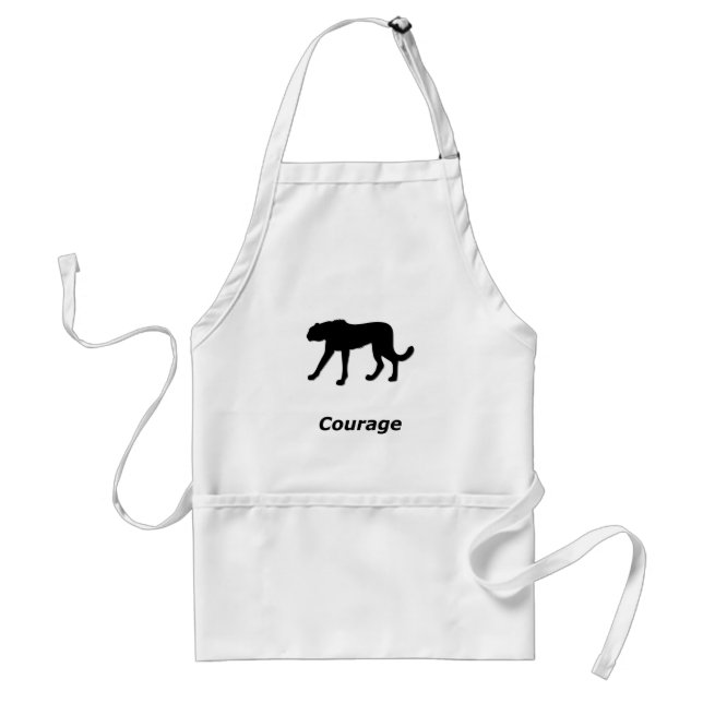 Cheetah Courage Standard Apron (Front)