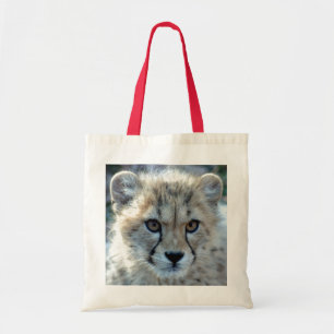 cheetah-cub10x10 tote bag