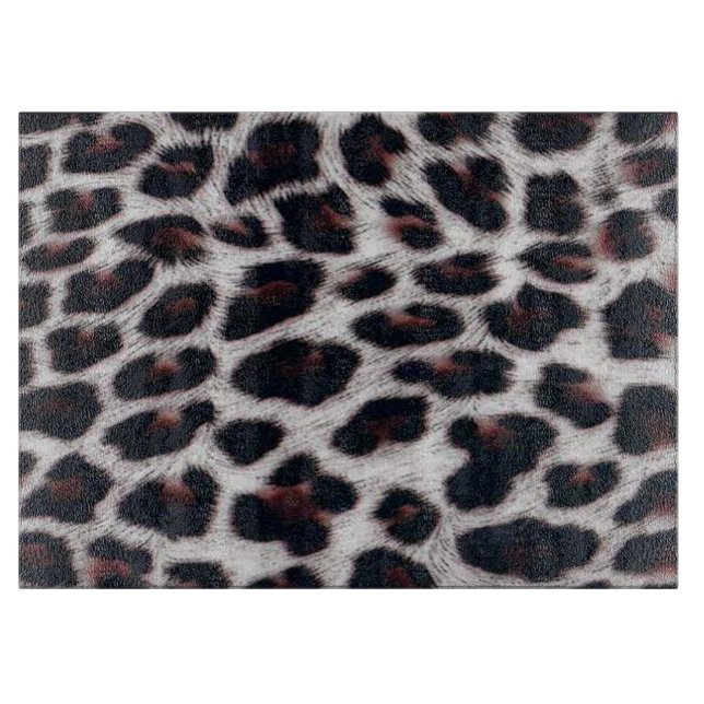 Cheetah Cutting Board (Front)